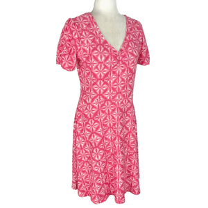 2Dye4 pink fit and flare dress
